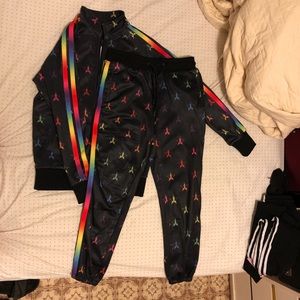 JSC rainbow tracksuit